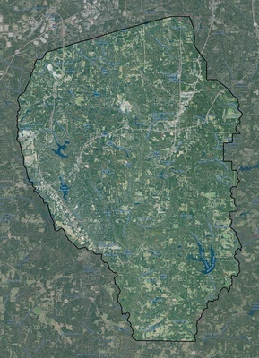 Fayette County GA USGS imagery and topo map