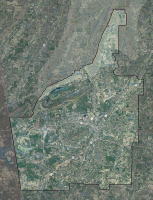 Floyd County GA USGS imagery and topo map