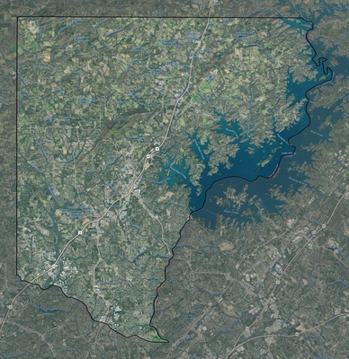 Forsyth County GA USGS imagery and topo map