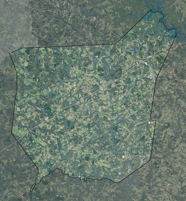 Franklin County GA USGS imagery and topo map