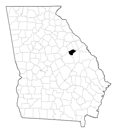 Glascock County in Georgia