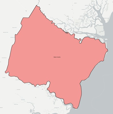 Glynn County GA school district boundaries map