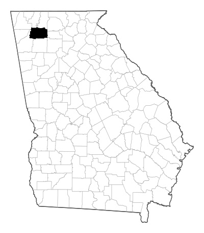 Gordon County in Georgia