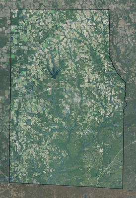 Grady County GA USGS imagery and topo map