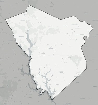 Greene County GA county basemap context