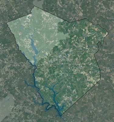 Greene County GA USGS imagery and topo map