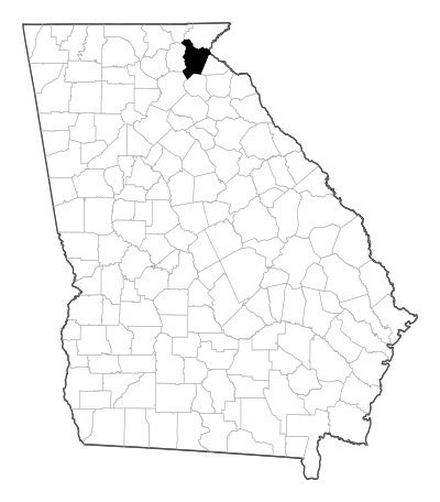 Habersham County in Georgia