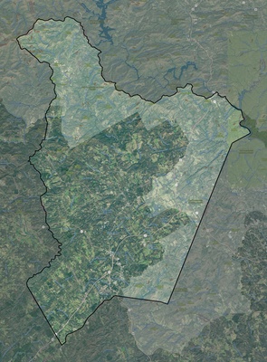 Habersham County GA USGS imagery and topo map