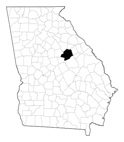 Hancock County in Georgia