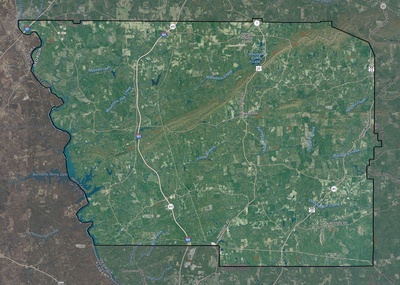 Harris County GA USGS imagery and topo map