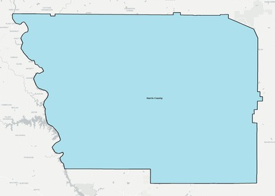 Harris County GA school district boundaries map