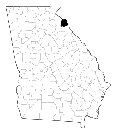 Hart County in Georgia