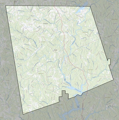 Heard County GA USGS topo map