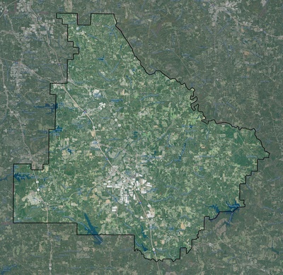 Henry County GA USGS imagery and topo map