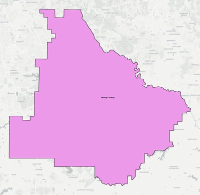 Henry County GA school district boundaries map