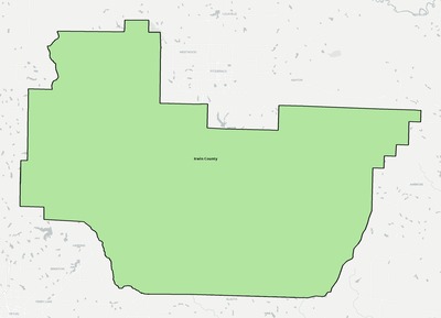 Irwin County GA school district boundaries map