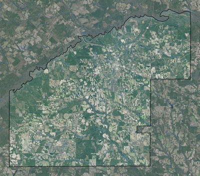 Jeff Davis County GA USGS imagery and topo map