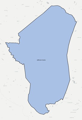 Jefferson County GA school district boundaries map