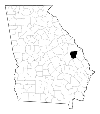 Jenkins County in Georgia