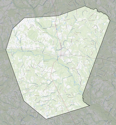 Jenkins County GA USGS topo map