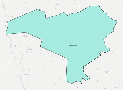 Johnson County GA school district boundaries map
