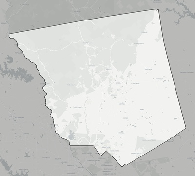 Jones County GA county basemap context