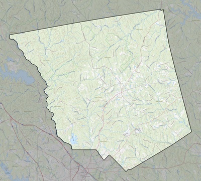 Jones County GA USGS topo map