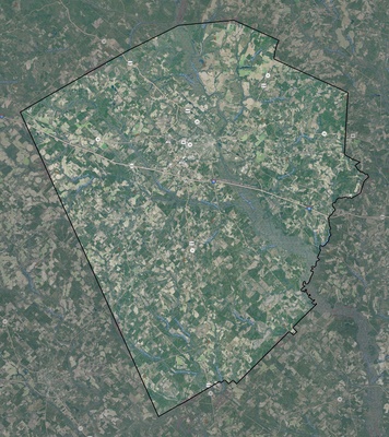 Laurens County GA USGS imagery and topo map