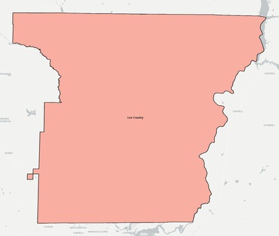 Lee County GA school district boundaries map