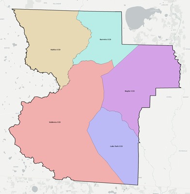 Lowndes County GA townships and subdivisions map