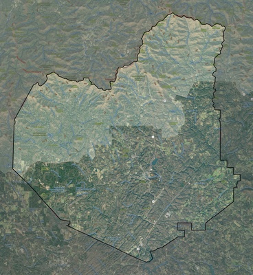 Lumpkin County GA USGS imagery and topo map