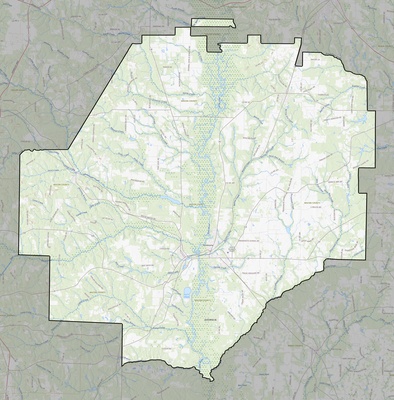 Macon County GA USGS topo map