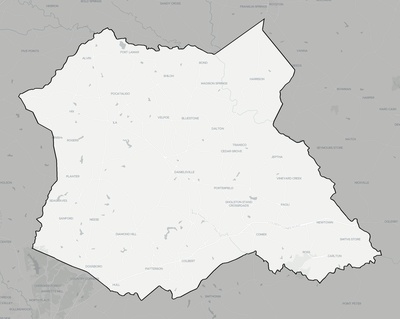 Madison County GA county basemap context