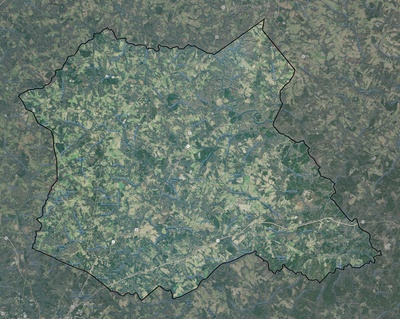 Madison County GA USGS imagery and topo map