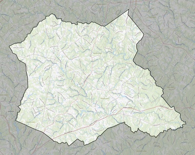 Madison County GA USGS topo map
