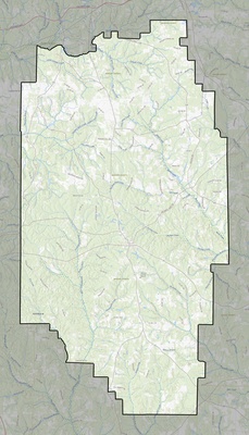Marion County GA USGS topo map
