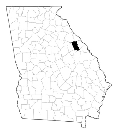 McDuffie County in Georgia