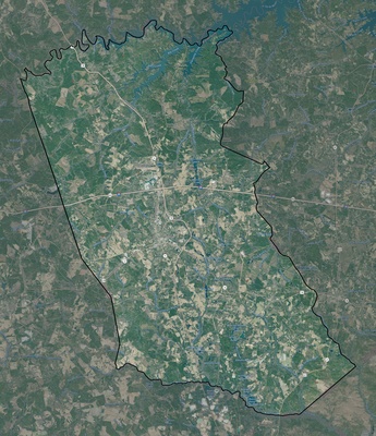 McDuffie County GA USGS imagery and topo map