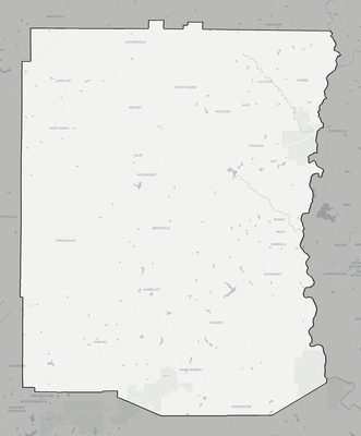 Meriwether County GA county basemap context