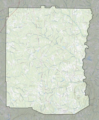 Meriwether County GA USGS topo map