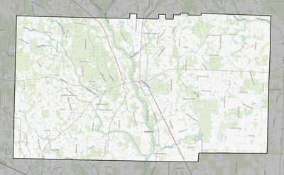 Miller County GA USGS topo map
