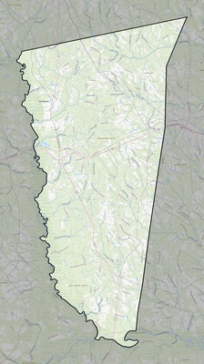 Montgomery County GA USGS topo map