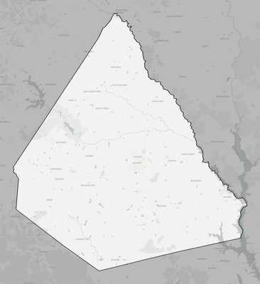 Morgan County GA county basemap context