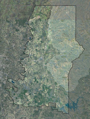 Murray County GA USGS imagery and topo map