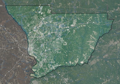 Muscogee County GA USGS imagery and topo map