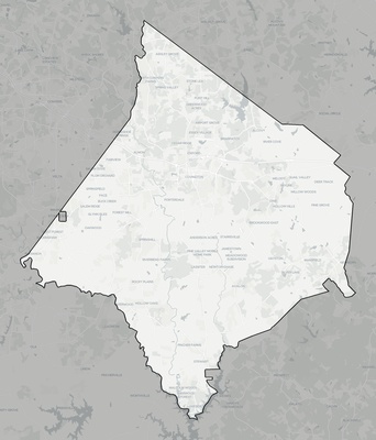 Newton County GA county basemap context