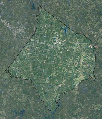 Newton County GA USGS imagery and topo map
