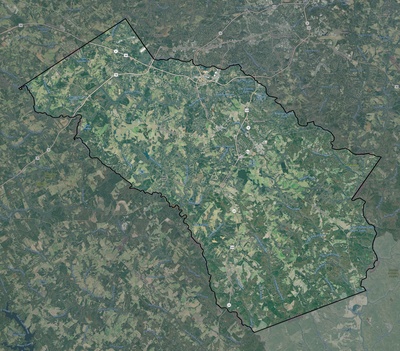 Oconee County GA USGS imagery and topo map