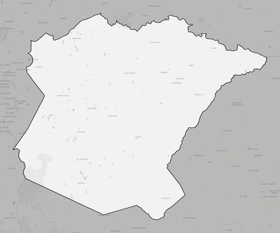 Oglethorpe County GA county basemap context