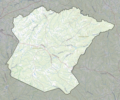 Oglethorpe County GA USGS topo map